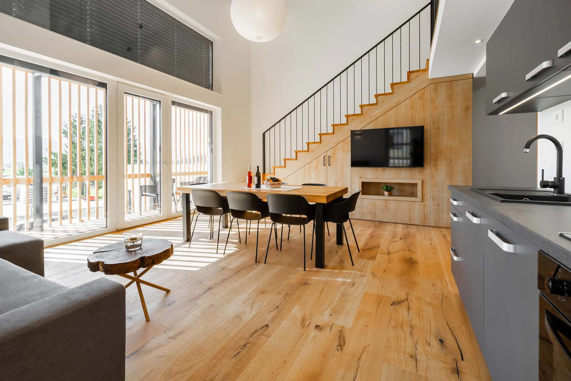 Apartmaji Marof - dnevni prostor našega največjega apartmaja Marof